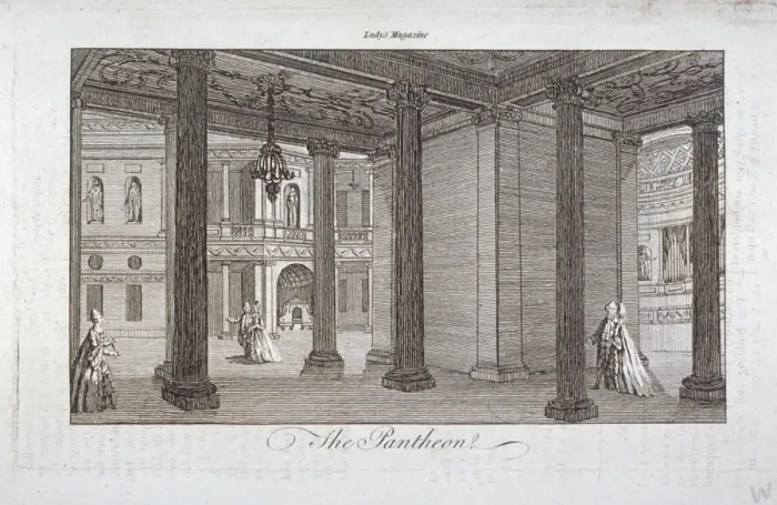 Framed Print : Interior view of the Pantheon, Oxford Street, Westminster, London, c1775 Framed Print : Interior view of the Pantheon, Oxford Street, Westminster, London, c1775
