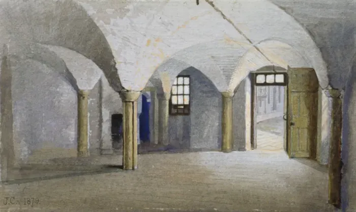 Framed Print : Interior view of Queens Bench Prison, Borough High Street, Southwark, London, 1879
