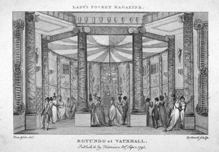 Framed Print : Interior view of the Rotunda at Vauxhall Gardens, Lambeth, London, 1795 Framed Print : Interior view of the Rotunda at Vauxhall Gardens, Lambeth, London, 1795