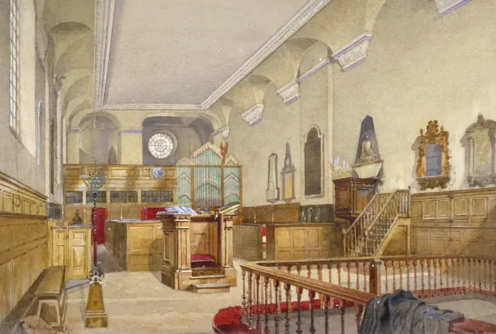 Framed Print : Interior view of St Michaels Church, Wood Street, City of London, 1888. Artist Framed Print : Interior view of St Michaels Church, Wood Street, City of London, 1888. Artist