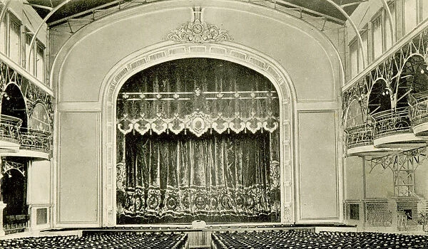 Interior view of the theatre in the Nicholas II Peoples House, St Petersburg, Russia, 1900s