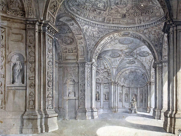 Interior of the Villa Madama in Rome, 1750-1752