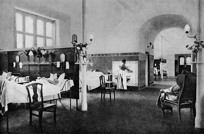 Framed Print : Interior of a ward in the Rigshospitalet (National Hospital), Copenhagen, Denmark, 1922 Framed Print : Interior of a ward in the Rigshospitalet (National Hospital), Copenhagen, Denmark, 1922