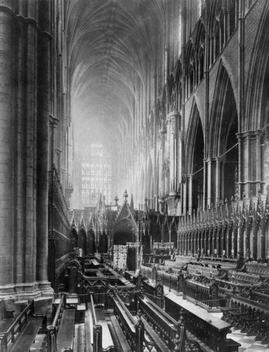 Framed Print : Interior of Westminster Abbey, London, 1924-1926. Artist: WF Mansell Framed Print : Interior of Westminster Abbey, London, 1924-1926. Artist: WF Mansell