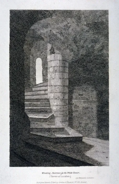 Framed Print : Interior of the White Tower, Tower of London, 1806 Framed Print : Interior of the White Tower, Tower of London, 1806