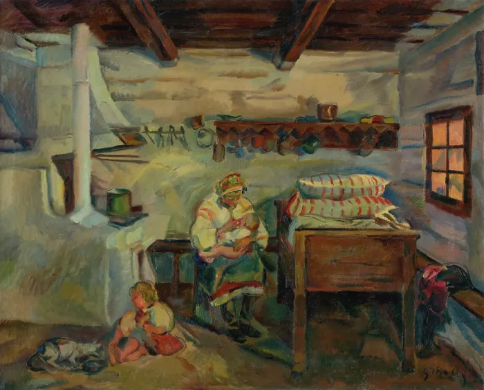 Framed Print : Interior, Zdiar, c1934. Creator: Gustav Mally Framed Print : Interior, Zdiar, c1934. Creator: Gustav Mally