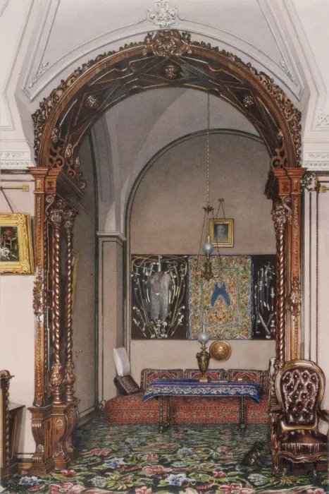 Framed Print : Interiors of the Winter Palace. The Alcove of the Study of Grand Prince Nicholas Nicolaievich, Mid of the 19th cen Artist: Ukhtomsky, Konstantin Andreyevich (1818-1881) Framed Print : Interiors of the Winter Palace. The Alcove of the Study of Grand Prince Nicholas Nicolaievich, Mid of the 19th cen Artist: Ukhtomsky, Konstantin Andreyevich (1818-1881)