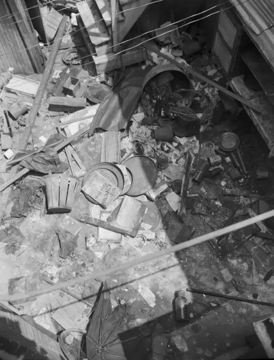 Framed Print : Interiors of wrecked homes on Independence Avenue... Washington, D.C, 1942. Creator: Gordon Parks Framed Print : Interiors of wrecked homes on Independence Avenue... Washington, D.C, 1942. Creator: Gordon Parks
