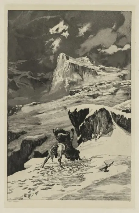 Framed Print : Intermezzo: Battling Centaurs (Opus IV, 4), 1881. Creator: Max Klinger (German, 1857-1920) Framed Print : Intermezzo: Battling Centaurs (Opus IV, 4), 1881. Creator: Max Klinger (German, 1857-1920)