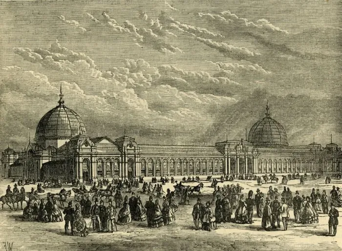 Framed Print : The International Exhibition of 1862, (c1876). Creator: Unknown Framed Print : The International Exhibition of 1862, (c1876). Creator: Unknown