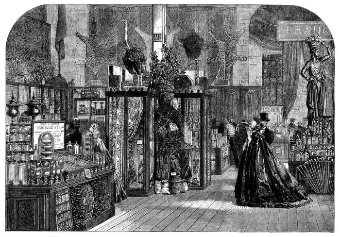 Framed Print : The International Exhibition: the Algerian Court... 1862. Creator: Unknown Framed Print : The International Exhibition: the Algerian Court... 1862. Creator: Unknown