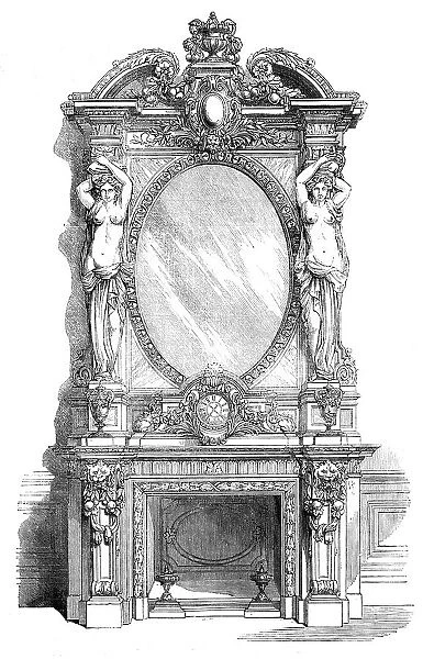 The International Exhibition: chimneypiece by Jackson and Sons, 1862. Creator: Unknown