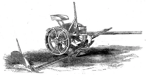 The International Exhibition: Cranston's Wood's grass-mowing machine, 1862. Creator: Unknown