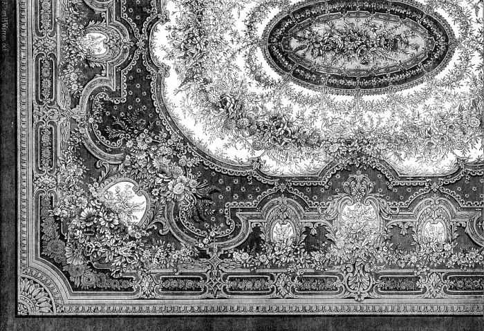 Framed Print : The International Exhibition - floral carpet, by J. Templeton and Co... 1862. Creator: Unknown Framed Print : The International Exhibition - floral carpet, by J. Templeton and Co... 1862. Creator: Unknown