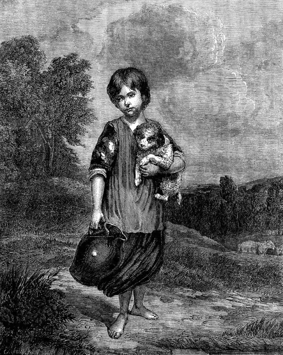 Framed Print : The International Exhibition: A Girl with a Pitcher, by T. Gainsborough, 1862. Creator: E. Skill. The International Exhibition: A Girl with a Pitcher, by T. Gainsborough, 1862. Creator: E. Skill Framed Print : The International Exhibition: A Girl with a Pitcher, by T. Gainsborough, 1862. Creator: E. Skill. The International Exhibition: A Girl with a Pitcher, by T. Gainsborough, 1862. Creator: E. Skill