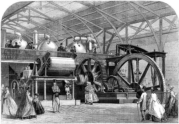 The International Exhibition: Great Sugar-Mill, by Mirrlees and Tait, of Glasgow, 1862. Creator: Unknown