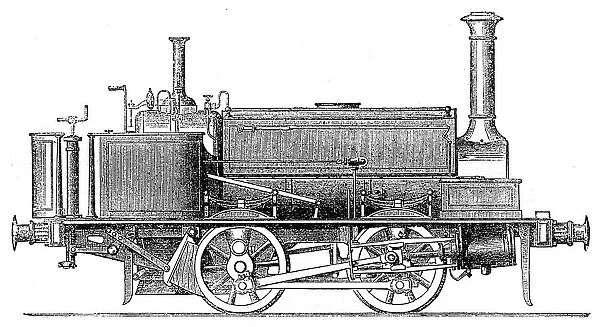 The International Exhibition: locomotive tank-engine, by Manning, Wardle and Co... 1862. Creator: Unknown