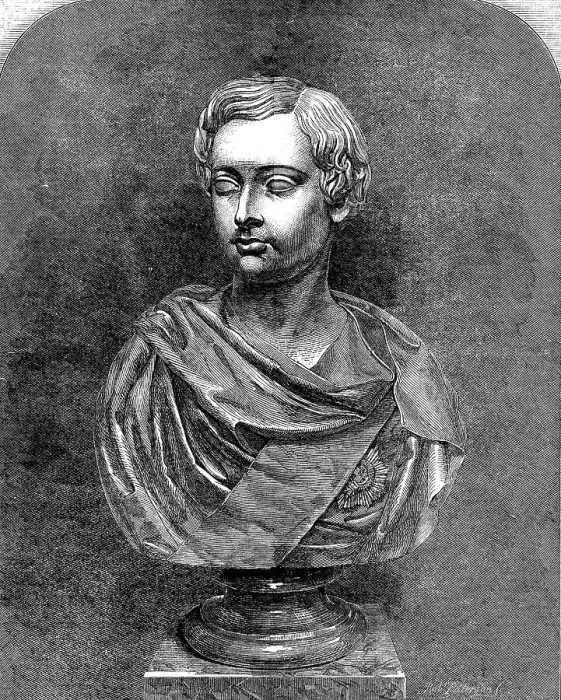 Framed Print : The International Exhibition: marble bust of His Royal Highness the Prince of Wales... 1862. Creator: Robert Paterson Framed Print : The International Exhibition: marble bust of His Royal Highness the Prince of Wales... 1862. Creator: Robert Paterson