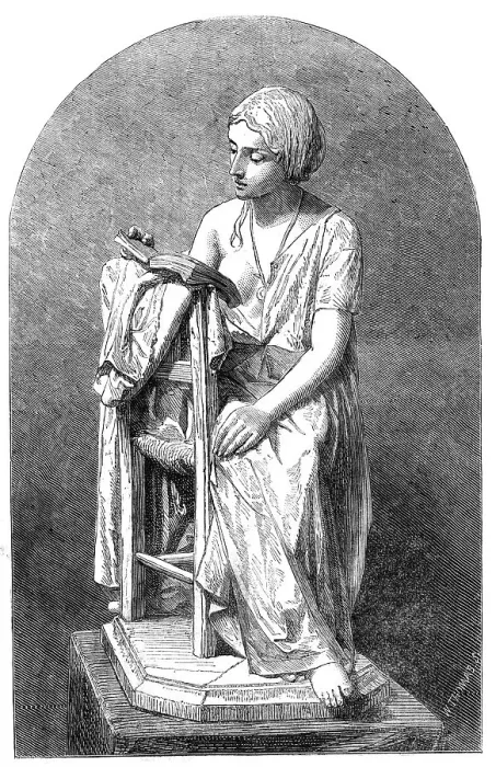 Framed Print : The International Exhibition: marble statue - A Girl Reading by Pietro Magni, 1862. Creator: W Thomas. The International Exhibition: marble statue - A Girl Reading by Pietro Magni, 1862. Creator: W Thomas Framed Print : The International Exhibition: marble statue - A Girl Reading by Pietro Magni, 1862. Creator: W Thomas. The International Exhibition: marble statue - A Girl Reading by Pietro Magni, 1862. Creator: W Thomas