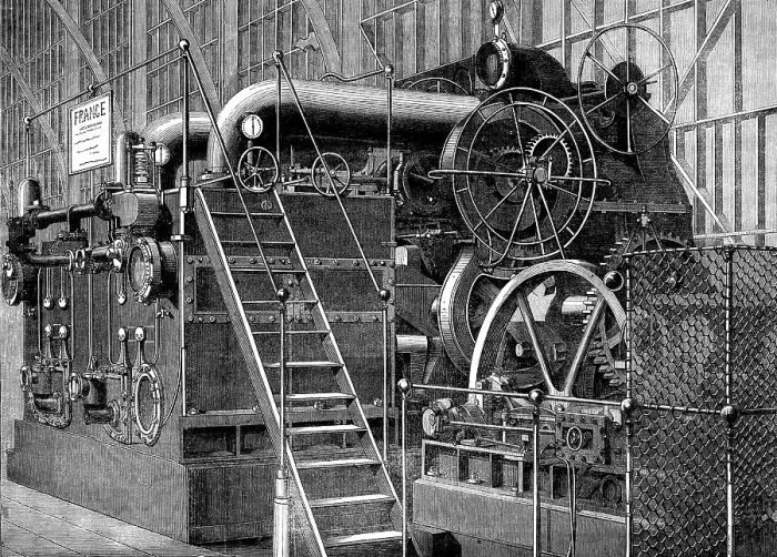 Framed Print : The International Exhibition: marine engines of the Mediterranean Forging Company... 1862. Creator: Unknown Framed Print : The International Exhibition: marine engines of the Mediterranean Forging Company... 1862. Creator: Unknown
