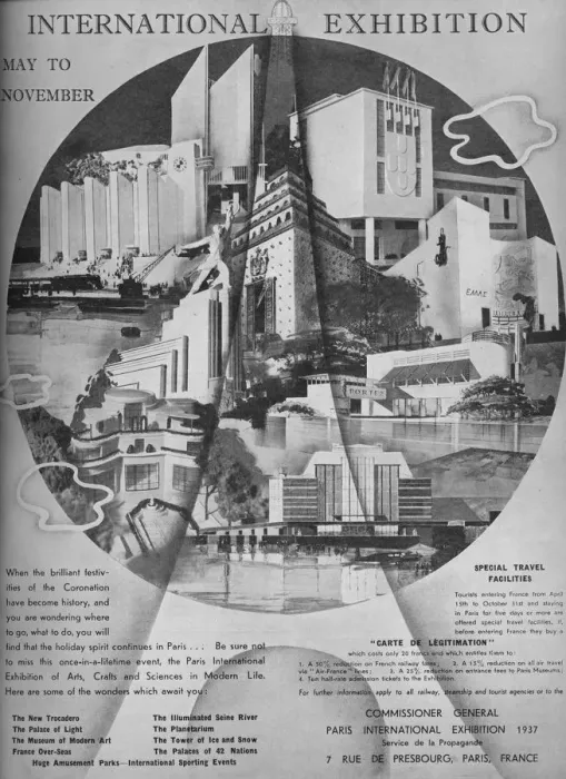 Framed Print : International Exhibition, May to November, 1937 Framed Print : International Exhibition, May to November, 1937