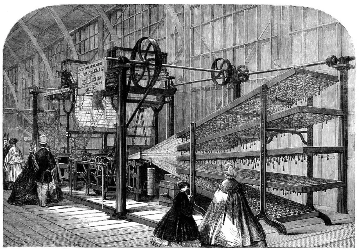 Framed Print : The International Exhibition: Messrs. Henderson and Co.'s carpet power-loom, 1862. Creator: Unknown Framed Print : The International Exhibition: Messrs. Henderson and Co.'s carpet power-loom, 1862. Creator: Unknown