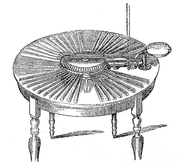 The International Exhibition: Mitchel's type-distributing machine, 1862. Creator: Unknown