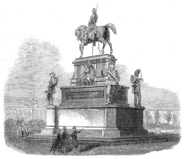 The International Exhibition: monument of Charles Albert, the late King of Piedmont... 1862. Creator: Unknown