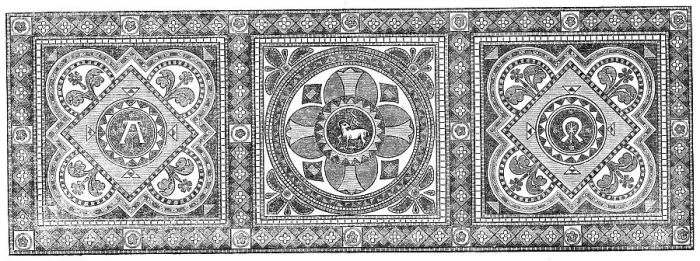 Framed Print : The International Exhibition: mosaic pavement by Minton, 1862. Creator: Unknown