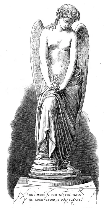 Framed Print : The International Exhibition: The Peri, a marble statue, by J. S. Westmacott, 1862. Creator: Unknown. The International Exhibition: The Peri, a marble statue, by J. S. Westmacott, 1862. Creator: Unknown Framed Print : The International Exhibition: The Peri, a marble statue, by J. S. Westmacott, 1862. Creator: Unknown. The International Exhibition: The Peri, a marble statue, by J. S. Westmacott, 1862. Creator: Unknown