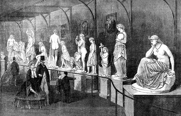The International Exhibition: the Roman Court, 1862. Creator: Unknown
