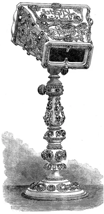 Framed Print : The International Exhibition: stereoscope by Mr. Emanuel, of Brook-street, 1862. Creator: Unknown Framed Print : The International Exhibition: stereoscope by Mr. Emanuel, of Brook-street, 1862. Creator: Unknown
