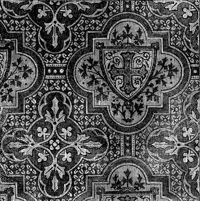 Framed Print : The International Exhibition - Wallpaper by Messrs. Scott, Cuthbertson and Co. 1862. Creator: Unknown