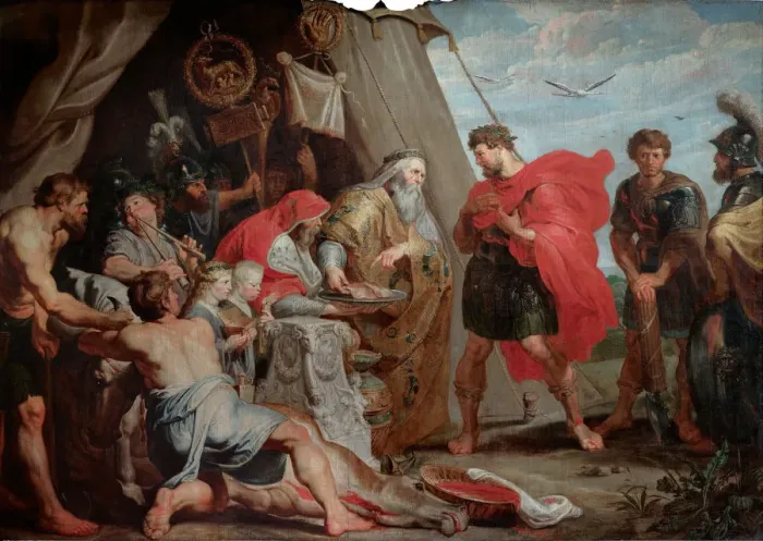 Framed Print : The Interpretation of the Victim. Artist: Rubens, Pieter Paul (1577-1640) Framed Print : The Interpretation of the Victim. Artist: Rubens, Pieter Paul (1577-1640)