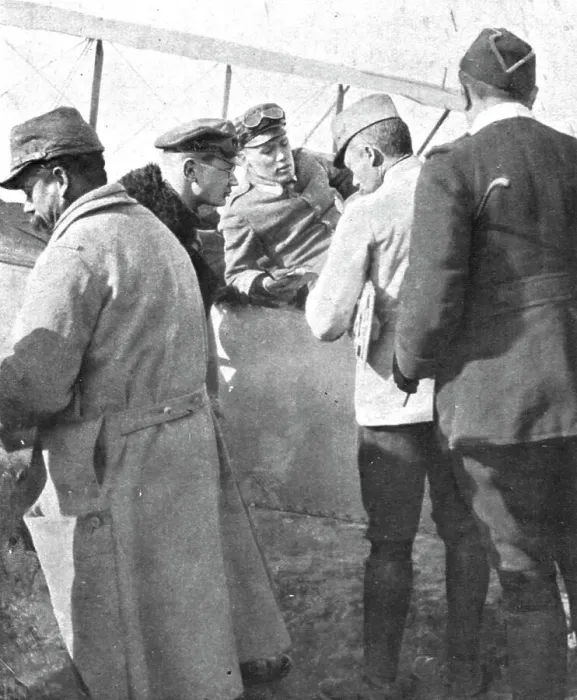 Framed Print : Interrogatoire du pilote blesse et de l'observateur. Deux avieteurs allemands descendus'... 1915 Creator: Unknown. Interrogatoire du pilote blesse et de l'observateur. Deux avieteurs allemands descendus'... 1915 Creator: Unknown Framed Print : Interrogatoire du pilote blesse et de l'observateur. Deux avieteurs allemands descendus'... 1915 Creator: Unknown. Interrogatoire du pilote blesse et de l'observateur. Deux avieteurs allemands descendus'... 1915 Creator: Unknown