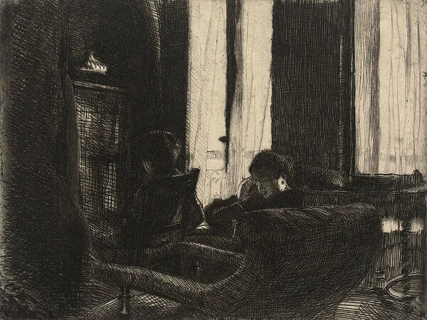 Intimacy (Intimité), 1889. Creator: Paul Albert Besnard