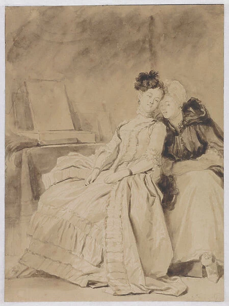 The Intimate Conversation, ca 1778. Artist: Fragonard, Jean Honore (1732-1806)
