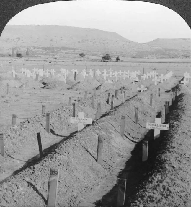 Framed Print : Intombi Cemetery, Ladysmith, Natal, South Africa. Artist: Excelsior Stereoscopic Tours Framed Print : Intombi Cemetery, Ladysmith, Natal, South Africa. Artist: Excelsior Stereoscopic Tours