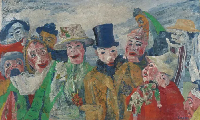 Framed Print : The Intrigue, 1890. Creator: James Ensor Framed Print : The Intrigue, 1890. Creator: James Ensor