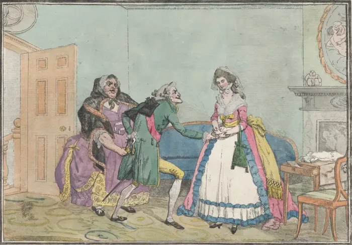 Framed Print : Introduction, November 30, 1793. November 30, 1793. Creator: Thomas Rowlandson Framed Print : Introduction, November 30, 1793. November 30, 1793. Creator: Thomas Rowlandson