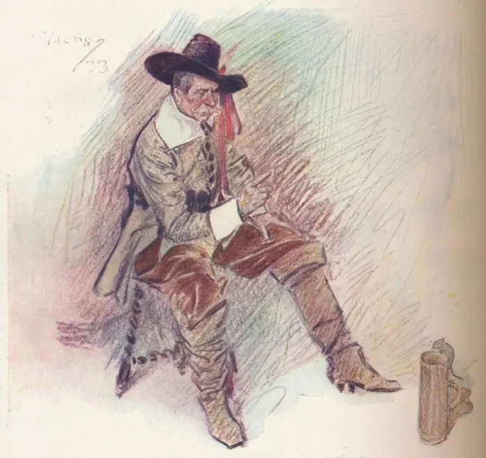 Framed Print : The Intruder, c1899, (1903). Artist: Philip William May Framed Print : The Intruder, c1899, (1903). Artist: Philip William May