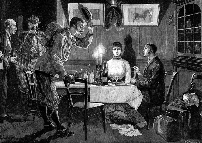 Framed Print : Intruders, 1881. Creator: W. I. Mosses Framed Print : Intruders, 1881. Creator: W. I. Mosses