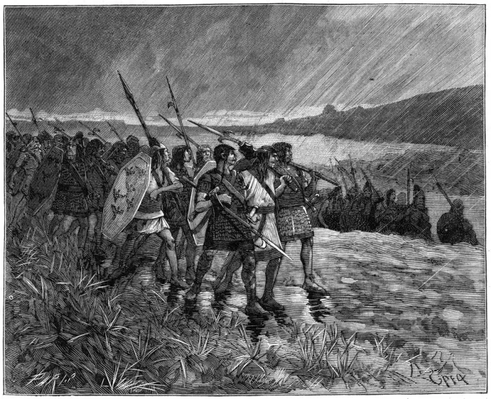 Framed Print : Invasion of the Alans or Visigoths, Gaul, early 5th century (1882-1884) Framed Print : Invasion of the Alans or Visigoths, Gaul, early 5th century (1882-1884)