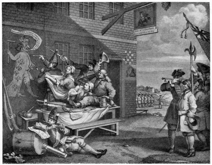 Framed Print : The Invasion, England, c1834-1860 (1910). Artist: Thomas Phillibrown Framed Print : The Invasion, England, c1834-1860 (1910). Artist: Thomas Phillibrown