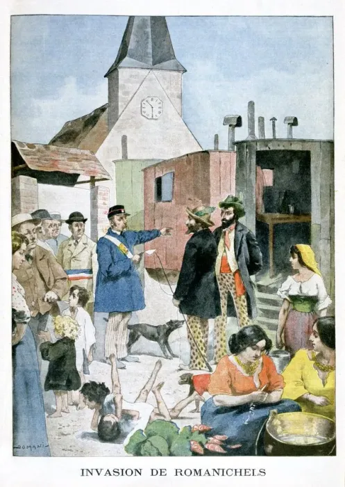 Framed Print : Invasion by Romanise, 1901 Framed Print : Invasion by Romanise, 1901