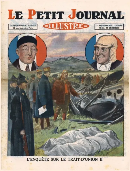 Framed Print : Investigation into the Trait d Union II, 1931. Creator: Unknown Framed Print : Investigation into the Trait d Union II, 1931. Creator: Unknown