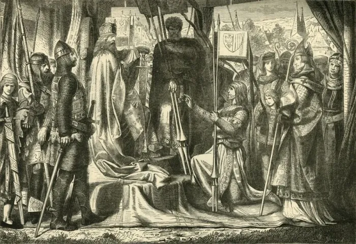 Framed Print : Investiture of Henry Jasomirgott as First Duke of Austria, (1156), 1890. Creator: Unknown Framed Print : Investiture of Henry Jasomirgott as First Duke of Austria, (1156), 1890. Creator: Unknown
