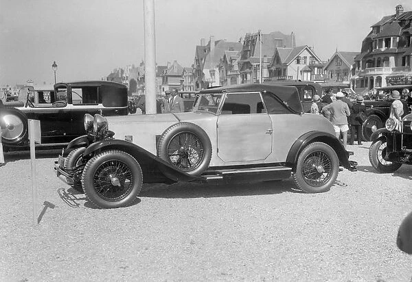 Invicta 2-door drophead coupe at the Boulogne Motor Week, France, 1928. Artist: Bill Brunell