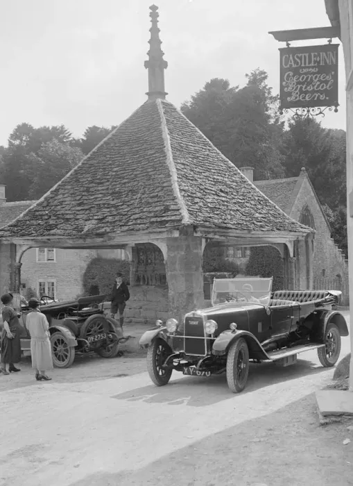 Framed Print : Invicta 4-seat Talbot 12  /  30, Castle Combe, Wiltshire, c1920s Artist: Bill Brunell