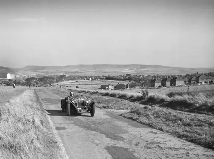 Framed Print : Invictas Type Red Gauntlet of D Monro at the Bugatti Owners Club Lewes Speed Trials, Sussex, 1937 Framed Print : Invictas Type Red Gauntlet of D Monro at the Bugatti Owners Club Lewes Speed Trials, Sussex, 1937